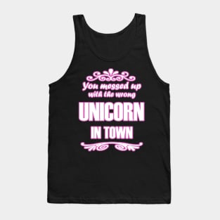 Girls, women, unicorn, birthday Tank Top